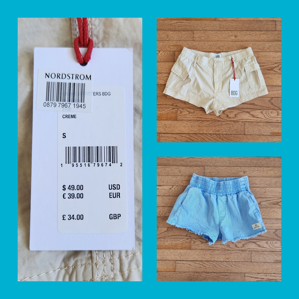2 Pairs of BDG Urban Outfitters Shorts Size Small